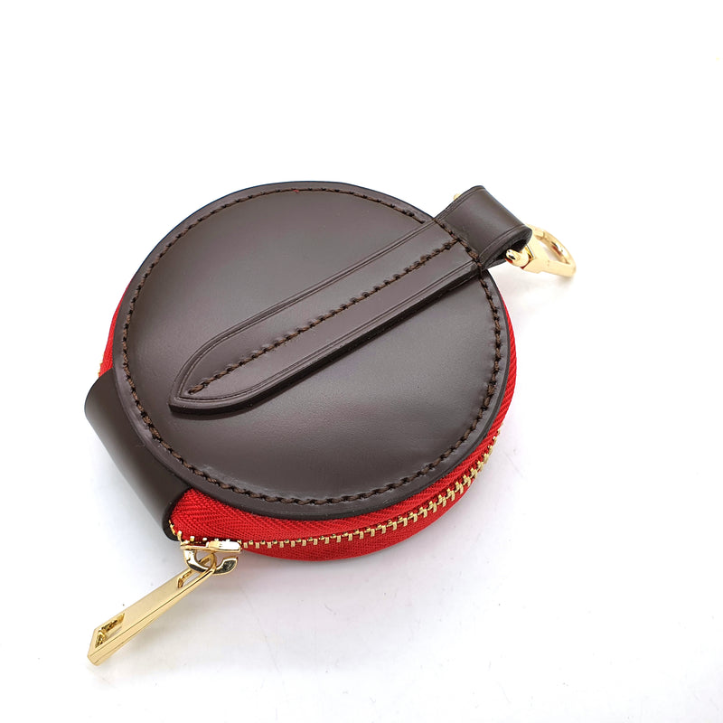 Customized Mini Size Round Zipper Genuine Leather Coin Holder Coin Purse -  China Purse and Coin Purse price | Made-in-China.com